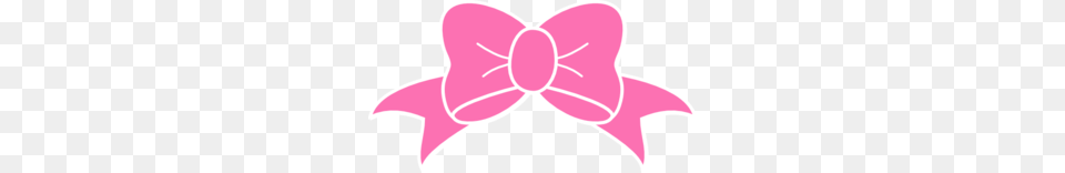 Hot Pink Bow Clip Art, Flower, Plant, Baby, Person Png Image