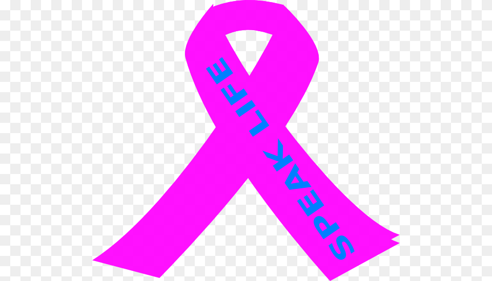Hot Pink Breast Cancer Ribbon, Sash Png