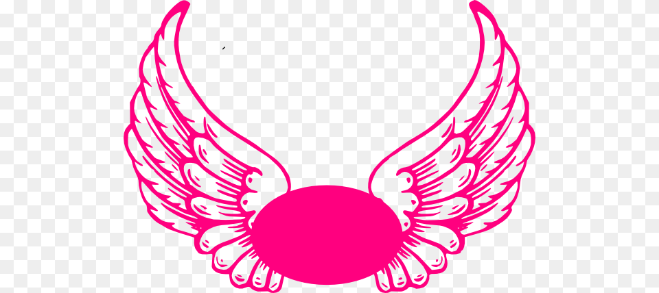 Hot Pink Guardian Wings Pink Angel Wings Art, Sticker, Flower, Plant Free Png