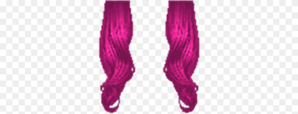 Hot Pink Hair Roblox Sock, Purple, Velvet, Person Png Image