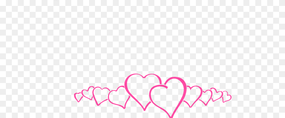 Hot Pink Heart Border Clip Art At Clker Wedding Banner Clip Art Png Image
