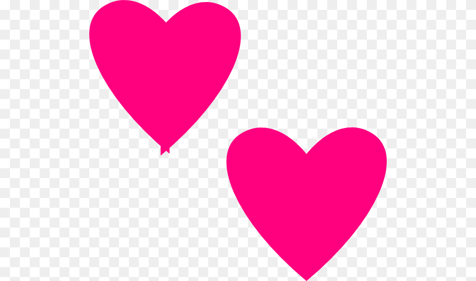 Hot Pink Heart Transparent Free Png Download