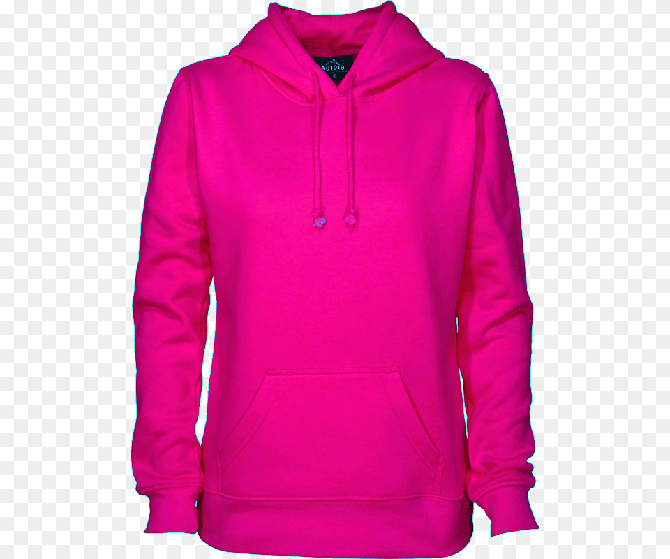Hot Pink Hoodie, Clothing, Knitwear, Sweater, Sweatshirt Free Png