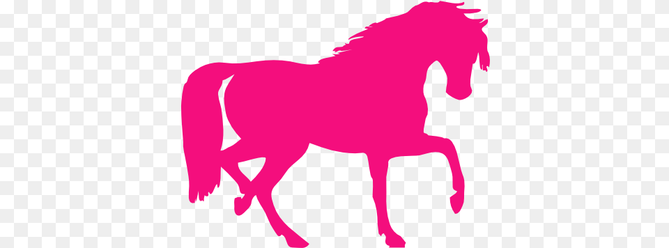 Hot Pink Horse Clip Art, Animal, Mammal, Person, Colt Horse Png Image