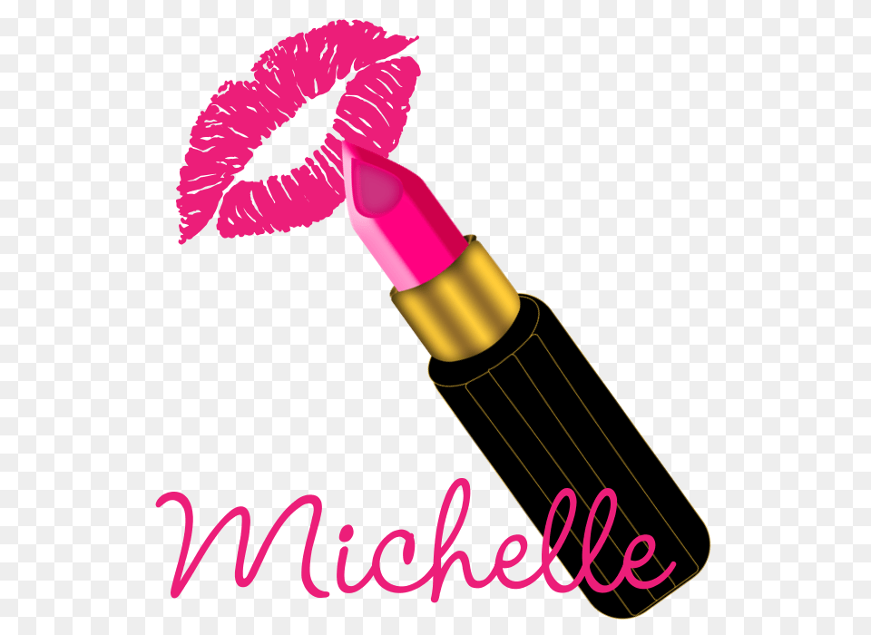 Hot Pink Lips N Lipstick Name Shot Glass, Cosmetics, Smoke Pipe Png