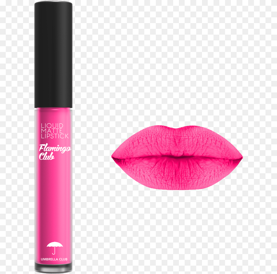 Hot Pink Lipstick Gloss, Cosmetics Png