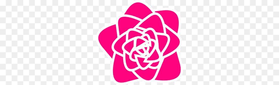 Hot Pink Rose Clip Arts For Web, Knot, Dynamite, Weapon, Flower Png