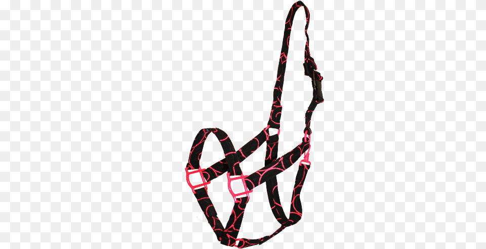 Hot Pink Swirls Halter Horse Halter Transparent, Harness, Bow, Weapon, Clothing Png