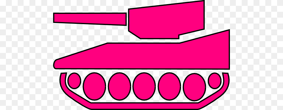 Hot Pink Tank Clip Art, Armored, Military, Transportation, Vehicle Png