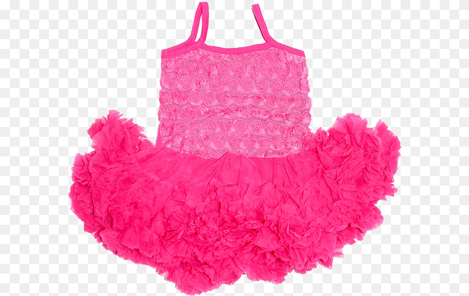 Hot Pink Tutu Dress Ruffle, Clothing, Skirt, Accessories, Bag Free Png Download