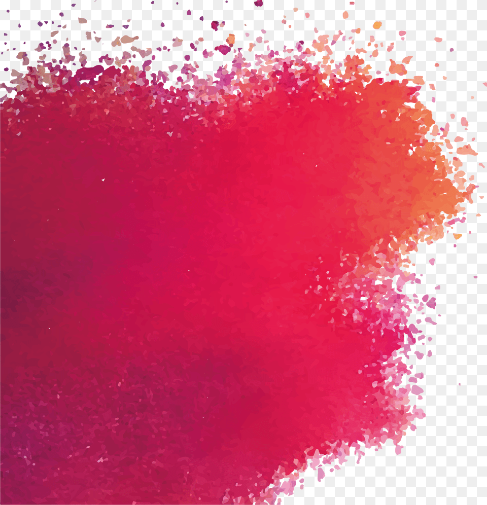 Hot Pink Watercolour Red Watercolour Splatter Background Free Png