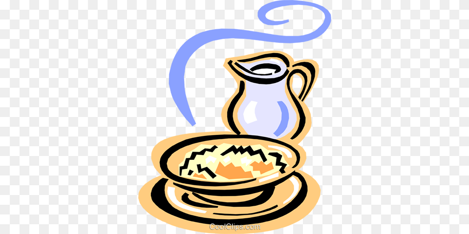 Hot Porridge Royalty Free Vector Clip Art Illustration, Jug, Food, Meal, Water Jug Png