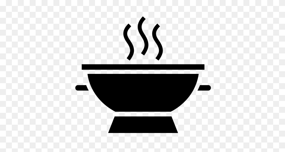 Hot Pot Pot Icon With And Vector Format For Unlimited, Gray Png