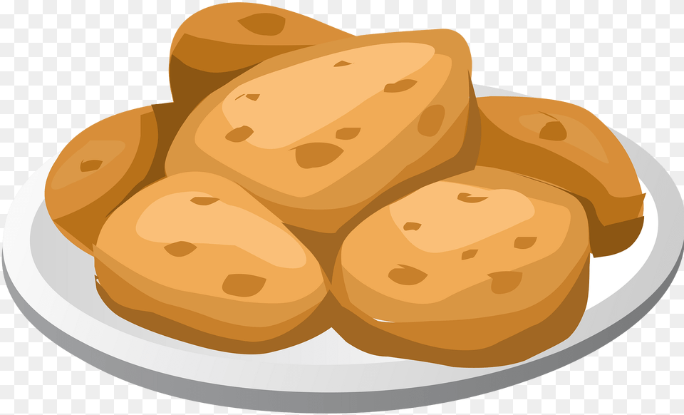 Hot Potatoes Clipart, Bread, Food, Meal, Face Png Image