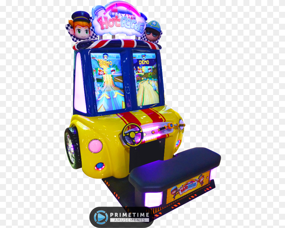 Hot Racers Arcade Game For Kids By Sega Hot Racers Arcade, Baby, Person, Arcade Game Machine, Accessories Png