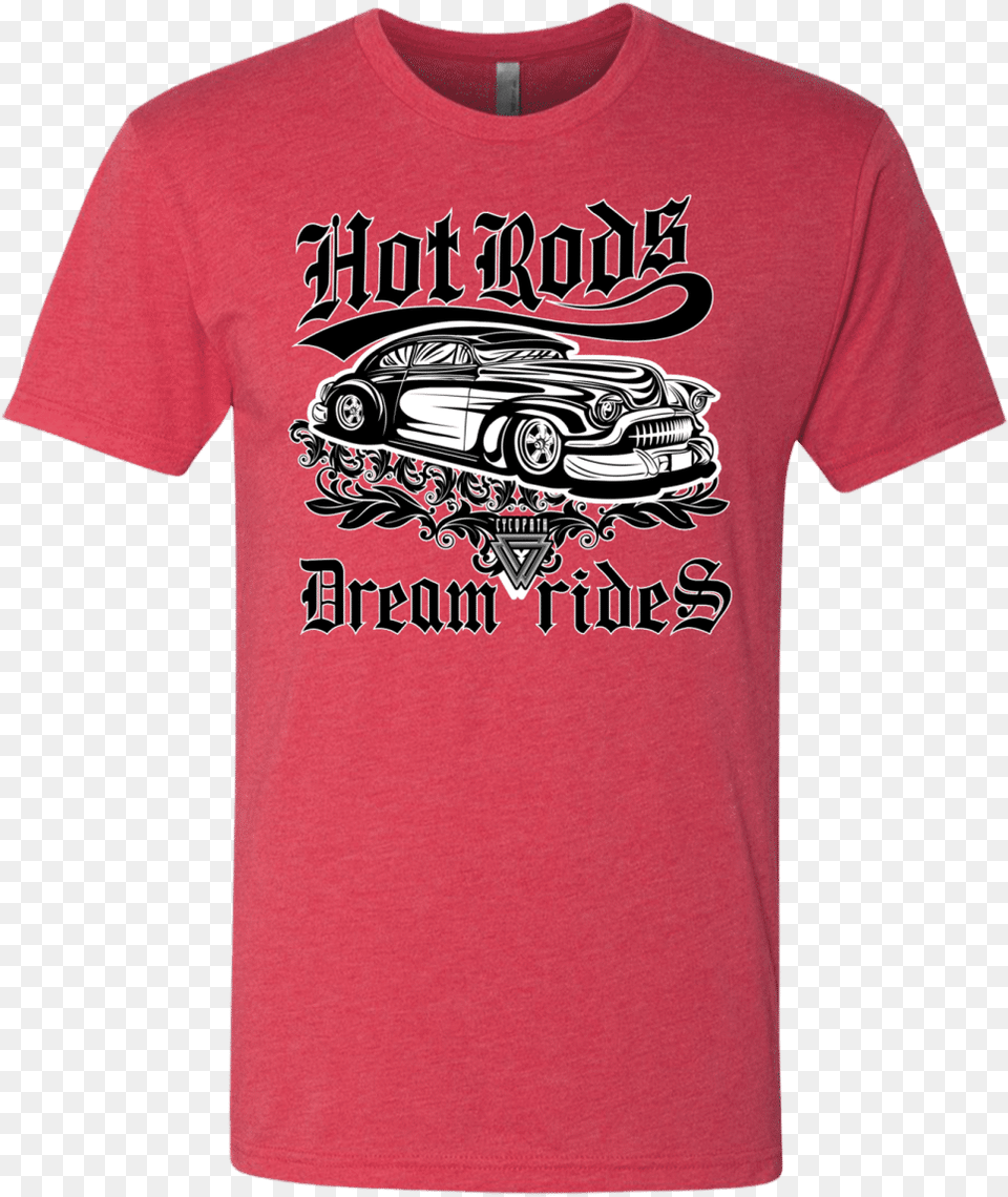 Hot Rod 39rods N39 Rides39 Crew Machine Head T Shirts, Clothing, Shirt, T-shirt, Car Free Png Download