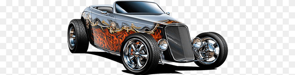 Hot Rod 4 Image Antique Car, Wheel, Vehicle, Transportation, Hot Rod Png