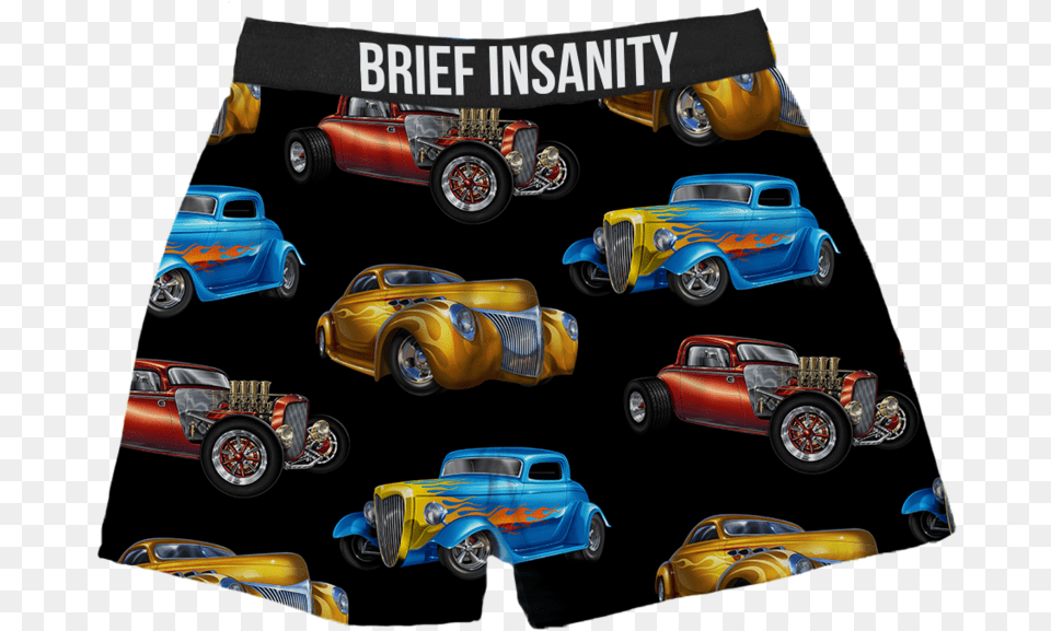 Hot Rod Boxer Shorts Vintage Car, Transportation, Vehicle, Machine, Wheel Free Png Download