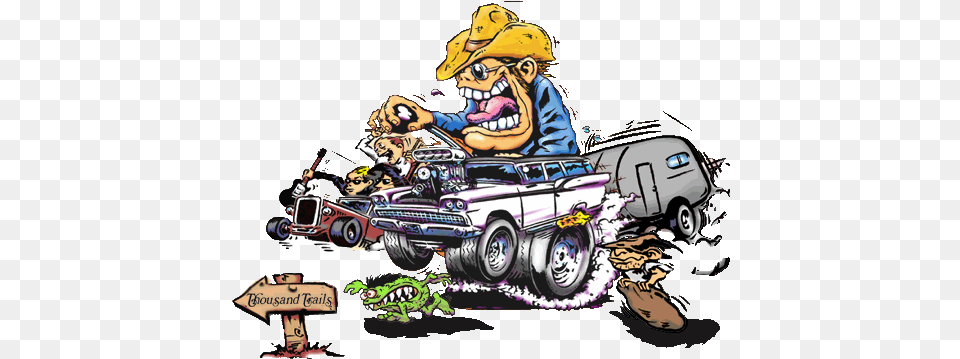 Hot Rod Car Art Rat Fink More 517x378 Clipart Download Rat Fink Hot Rod Clipart, Book, Comics, Publication, Transportation Png