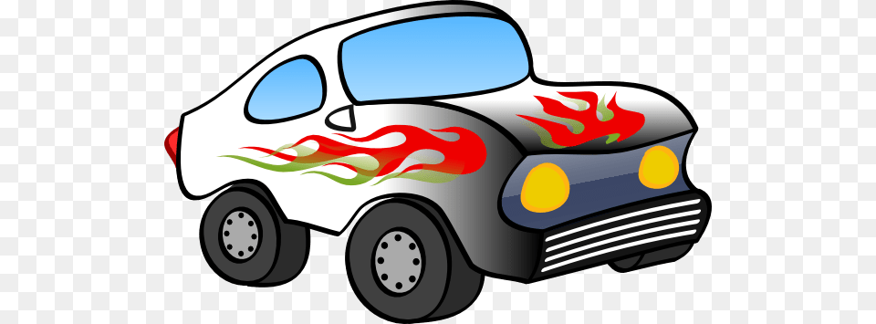 Hot Rod Cartoon Clip Art, Car, Transportation, Vehicle, Coupe Png Image