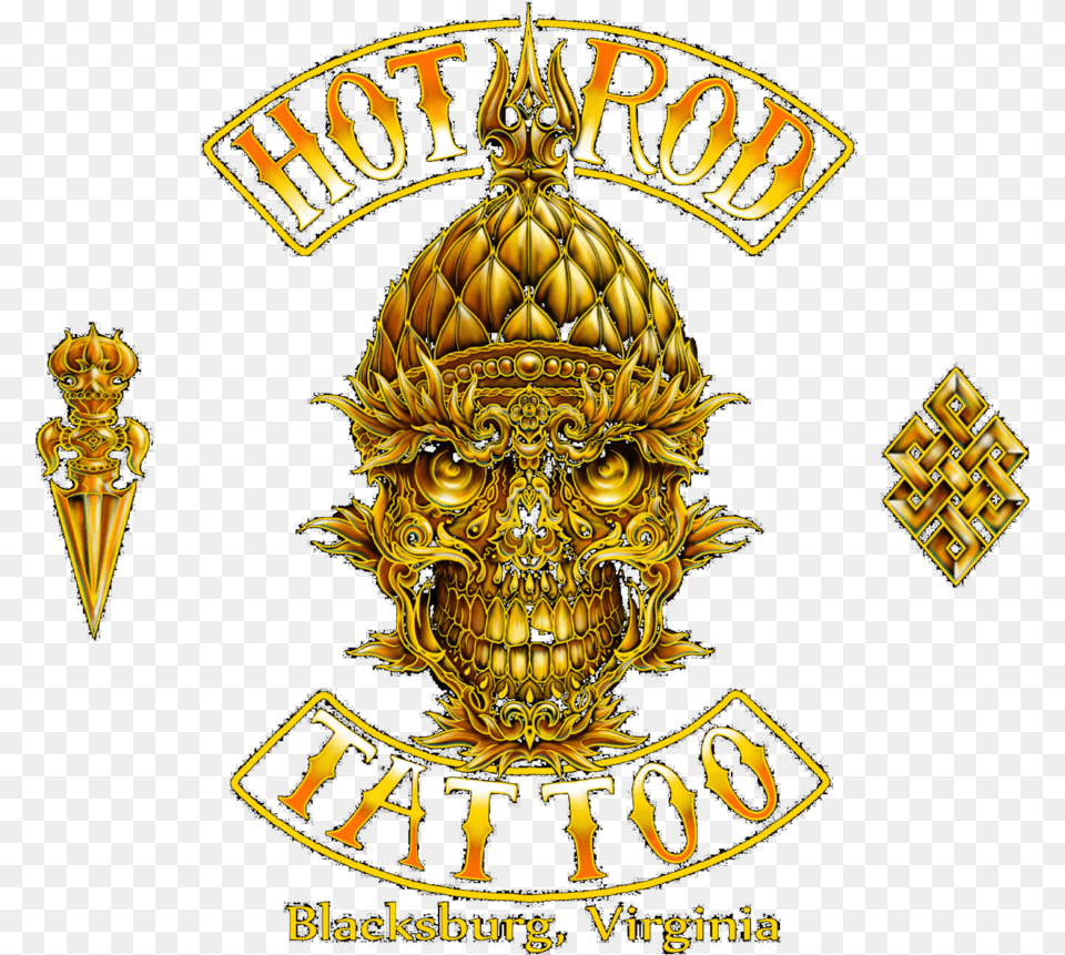 Hot Rod Tattoo Emblem, Logo, Symbol, Badge Free Png