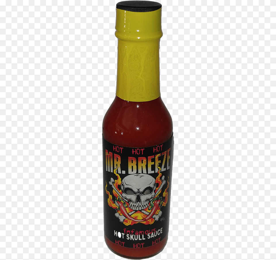 Hot Sauce Bottle Hot Sauce Skull Bottle, Food, Ketchup, Alcohol, Beer Free Png Download