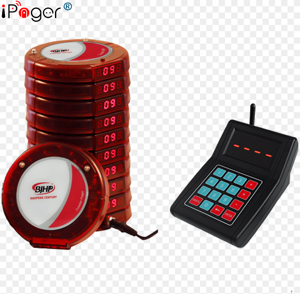 Hot Selling Wireless Restaurant Coaster Pager Queue Calling System For Restaurant, Electronics, Mobile Phone, Phone, Computer Hardware Free Png