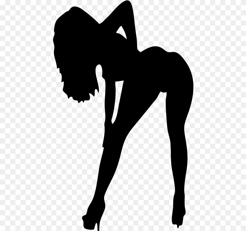 Hot Sexy Girl Woman Pinup Funny Car Bumper Window Vinyl Sexy Woman Silhouette Free Png Download