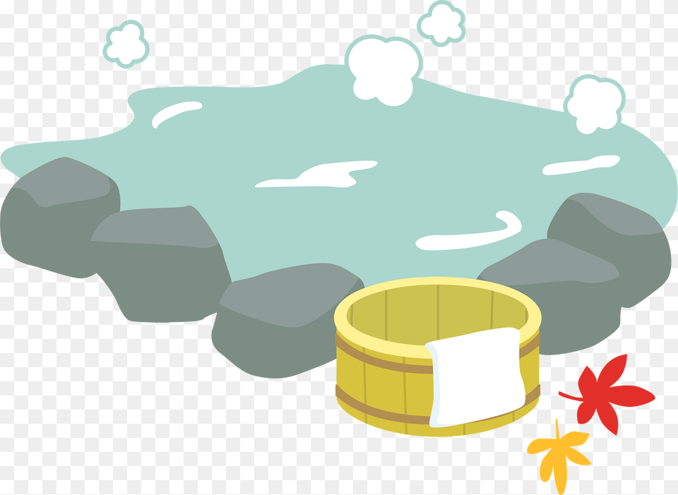 Hot Spring Clipart, Hot Tub, Tub, Nature, Outdoors Png