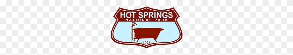Hot Springs National Park Logo, Tub, Bathing, Food, Ketchup Free Transparent Png