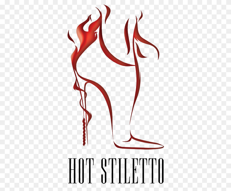 Hot Stiletto Foundation Social Shoe Club, Art, Graphics, Maroon, Person Png Image
