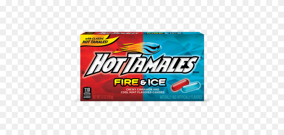 Hot Tamales Fire And Ice Theatre Box 141g Sweety Temptations, Gum Free Png Download