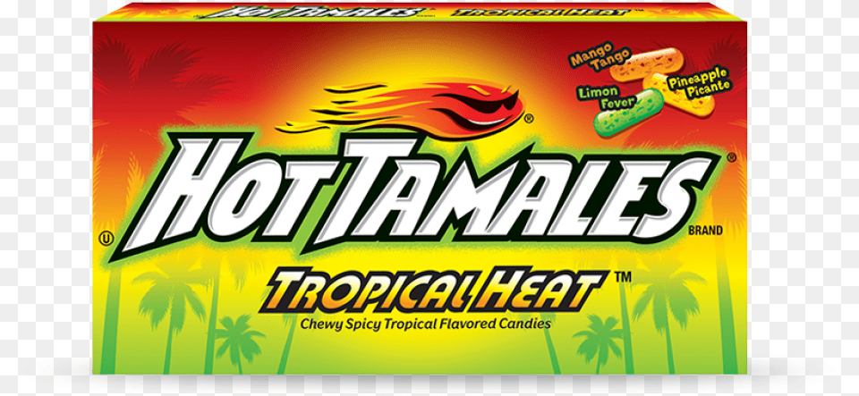 Hot Tamales Tropical Heat, Gum Png
