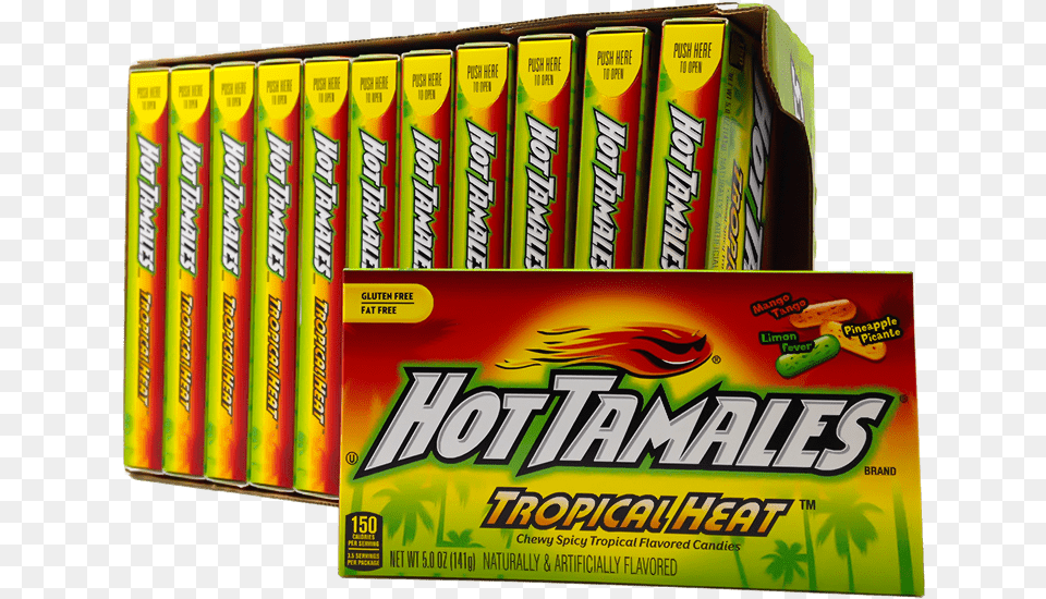Hot Tamales Tropical Heat Theater Box Horizontal, Book, Gum, Publication Free Png