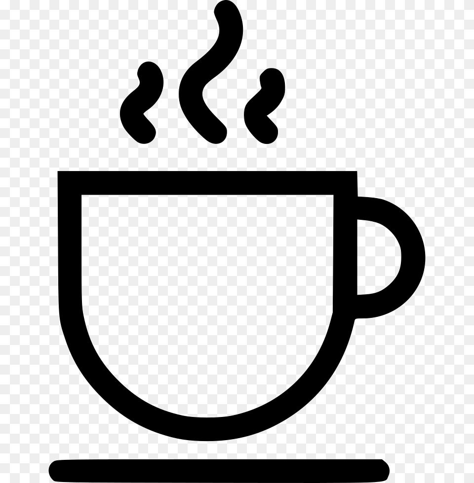 Hot Tea, Stencil, Cup, Beverage, Coffee Free Png