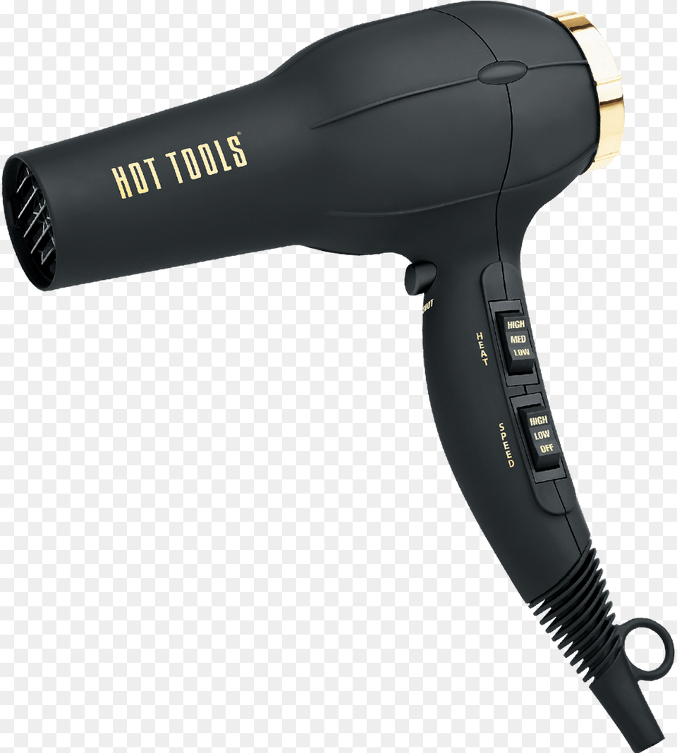 Hot Tools Gold Touch With Advanced Ionic Technology Hai Blow Dryer, Appliance, Blow Dryer, Device, Electrical Device Free Png