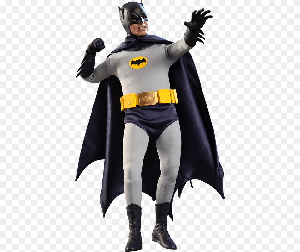 Hot Toys Batman Sixth Scale Figure Adam West Batman, Adult, Female, Person, Woman Free Transparent Png