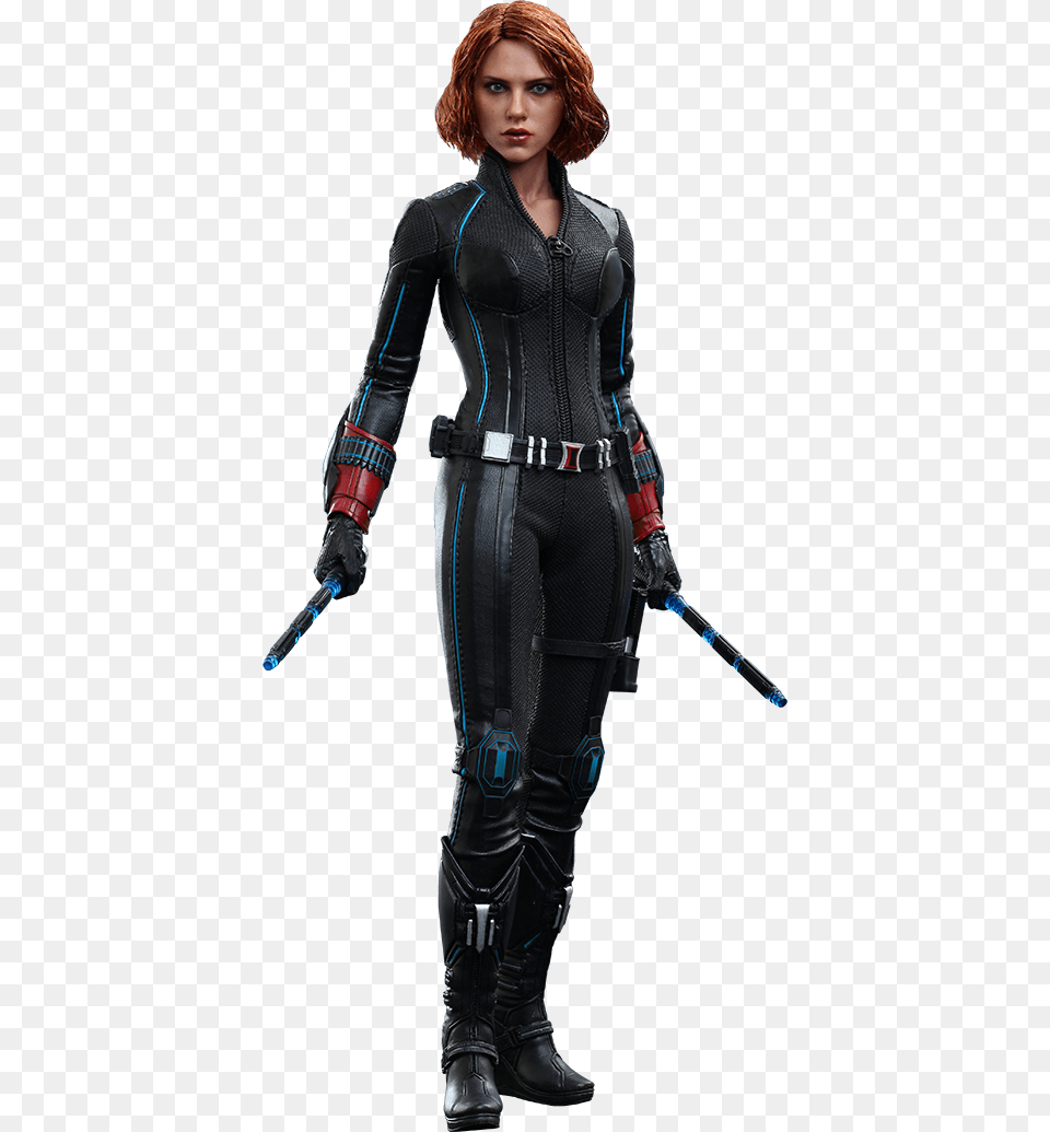 Hot Toys Black Widow Sixth Scale Figure Hot Toys 16 Scale Avengers Age, Person, Clothing, Costume, Female Free Transparent Png