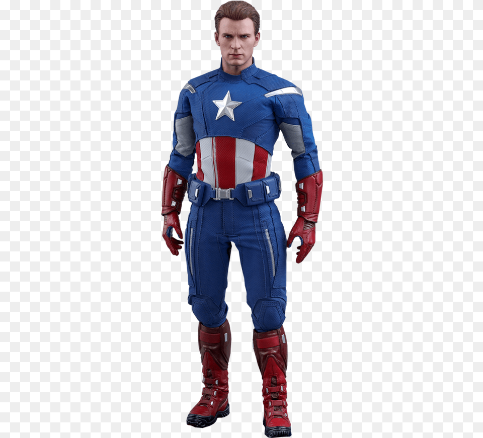 Hot Toys Endgame 2012 Captain Amrica, Clothing, Costume, Person, Adult Free Png