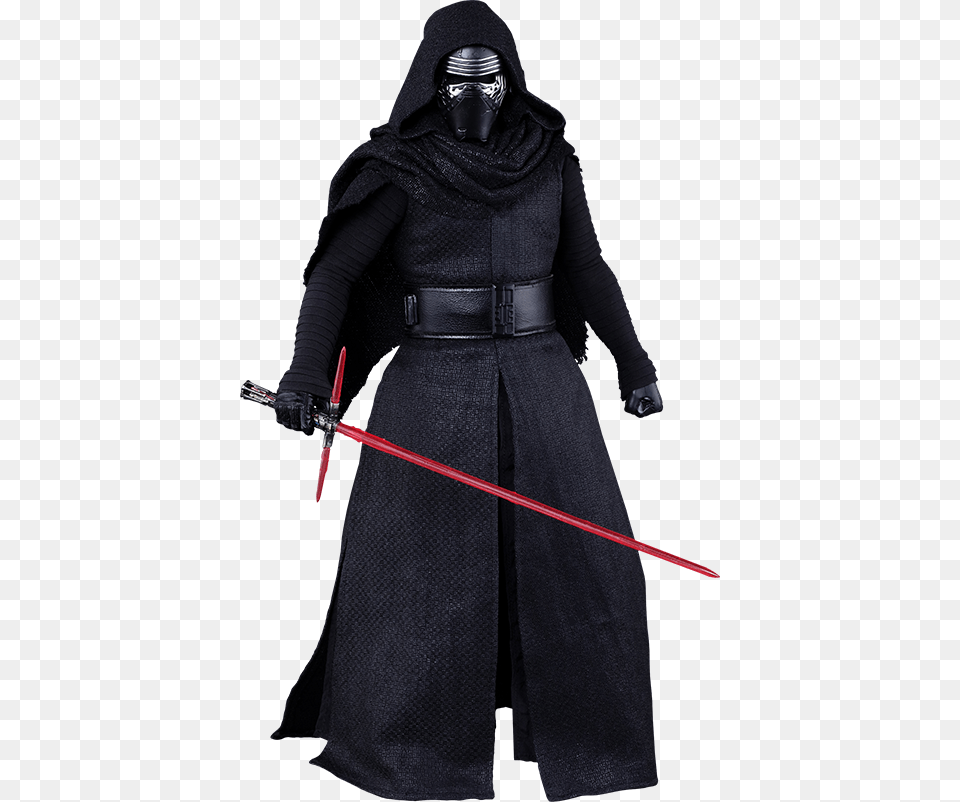 Hot Toys Kylo Ren Sixth Scale Figure Kylo Ren Transparent, Clothing, Coat, Fashion, Adult Png Image