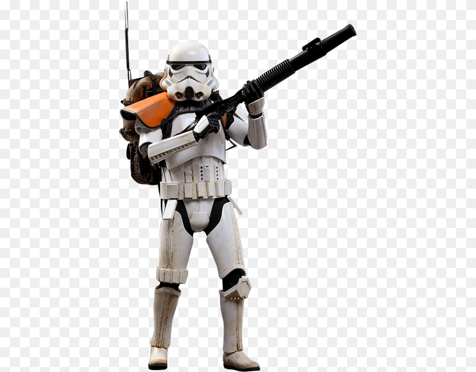 Hot Toys Stormtrooper Jedha Patrol Sixth Scale Figure Stormtrooper Jedha, Person, Figurine, Helmet, Gun Free Png