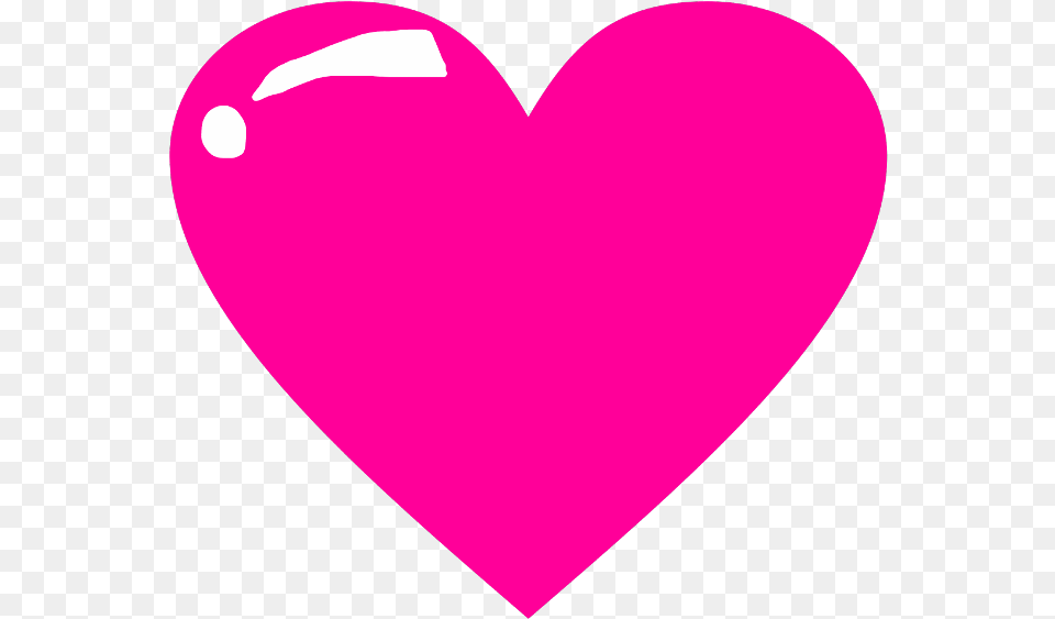 Hot Transparent Pink Heart Png Image