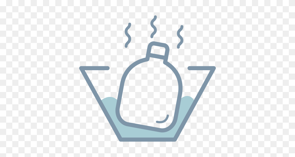 Hot Water Bag Hot Water Aging Hot Water Spa Treatment Icon, Ammunition, Grenade, Weapon Free Png Download