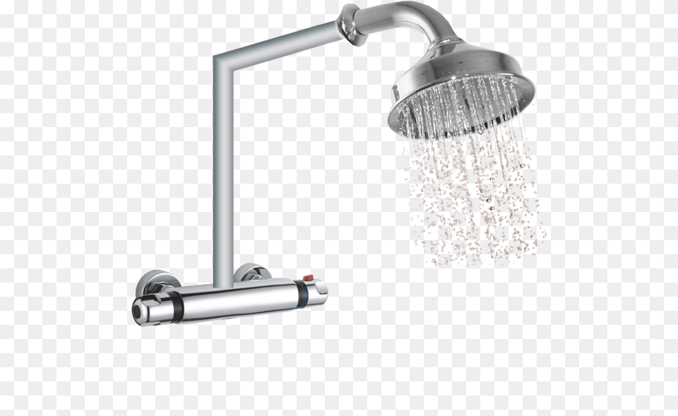 Hot Water Shower With Water, Bathroom, Indoors, Room, Shower Faucet Free Png Download