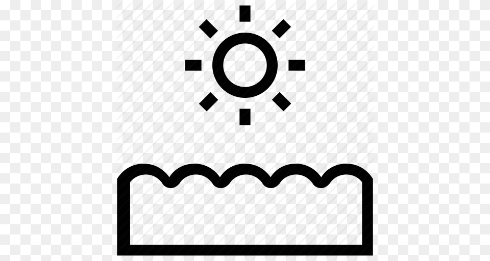 Hot Weather Clip Art Black And White Loadtve, Machine, Gear Png