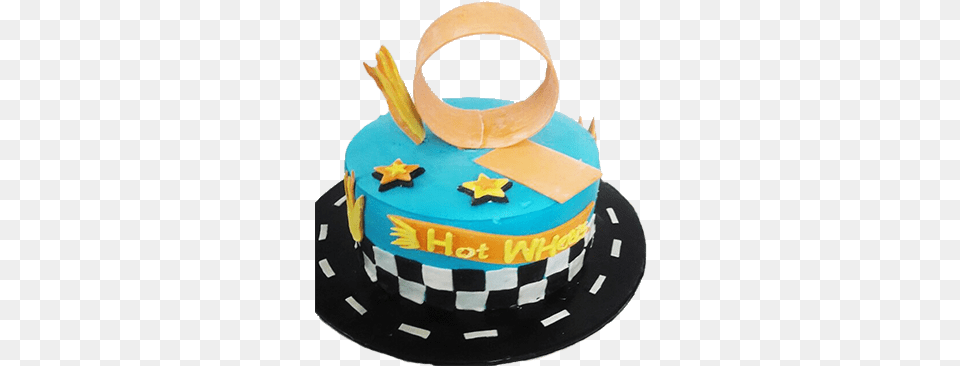 Hot Wheels Blue Birthday Cake Taubys Home Bakery Nagpur Birthday Cake, Birthday Cake, Cream, Dessert, Food Png Image
