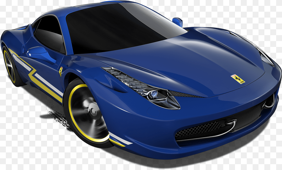 Hot Wheels Car Ferrari, Vehicle, Coupe, Transportation, Sports Car Png Image