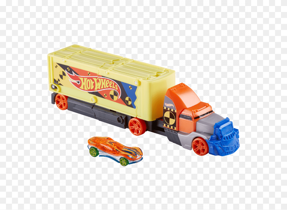 Hot Wheels Crashin Rigs Hot Wheels Crashing Rig, Toy, Moving Van, Transportation, Van Free Transparent Png