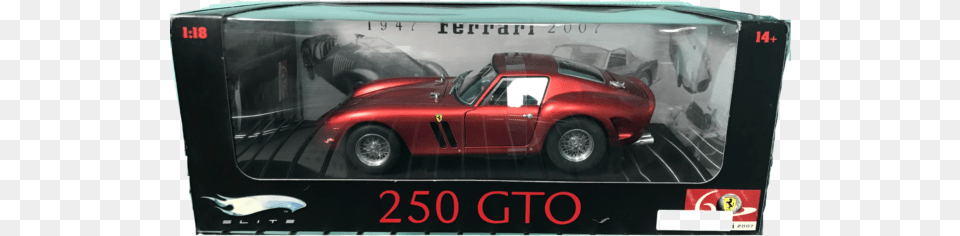 Hot Wheels Elite Ferrari 250 Gto 3962 Chrome Red Ferrari, Alloy Wheel, Vehicle, Transportation, Tire Free Transparent Png