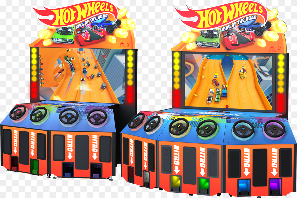 Hot Wheels King Of The Road Arcade, Car, Machine, Transportation, Vehicle Free Png